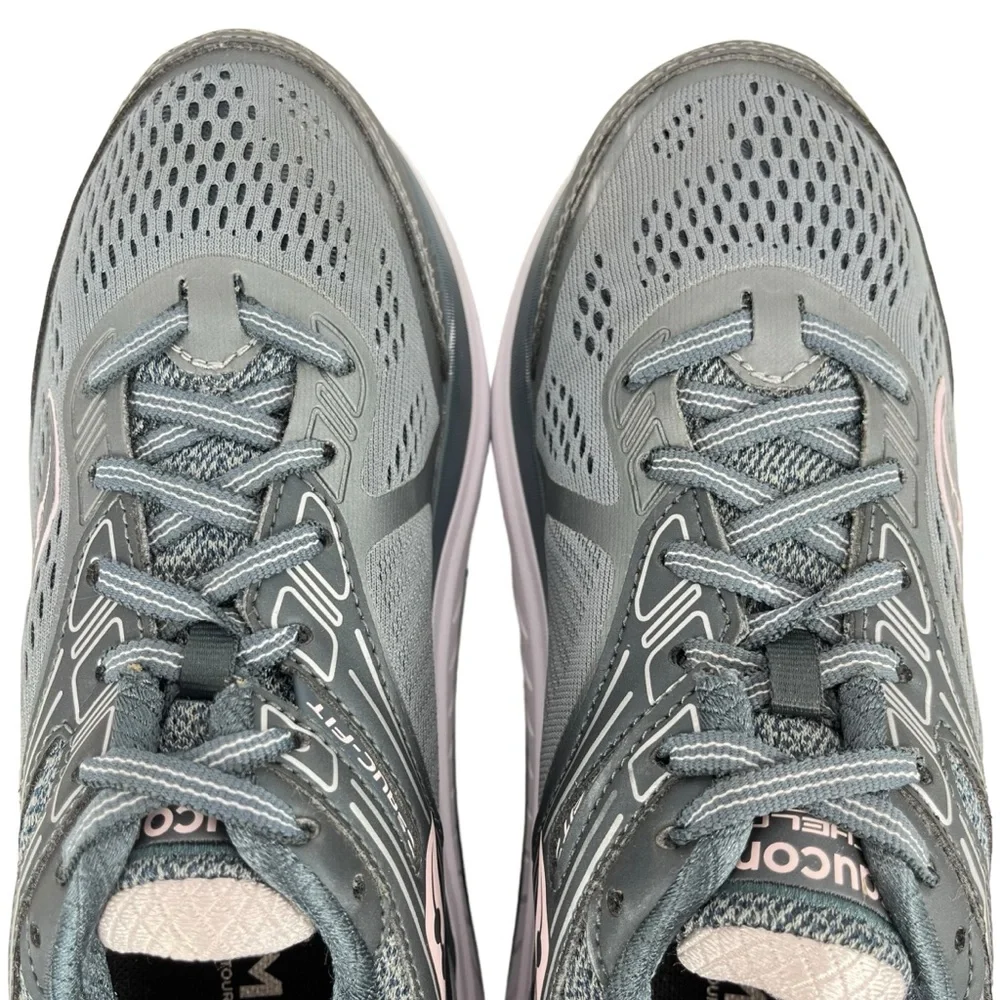 Saucony | Women’s 6.5 | Gray‎ & Pink Echelon 7 Running Shoes S10468-1